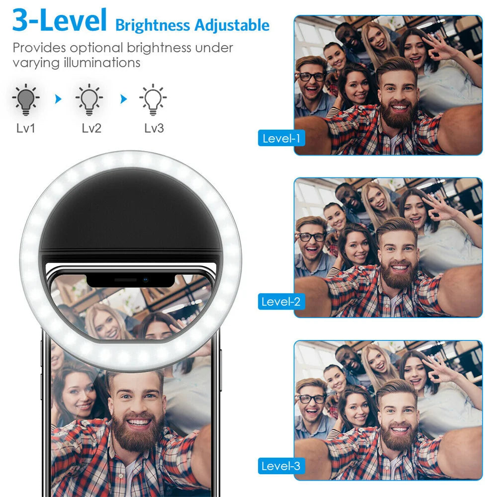 Mobile Phone LED Selfie Ring Light