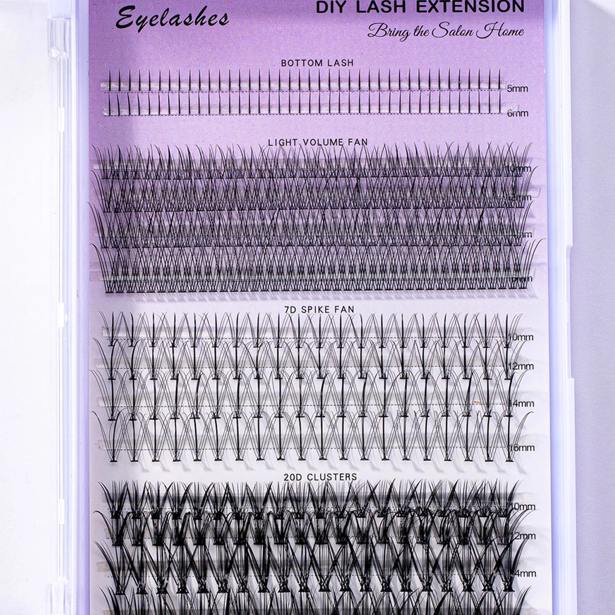 Individual Cluster Lash Extensions