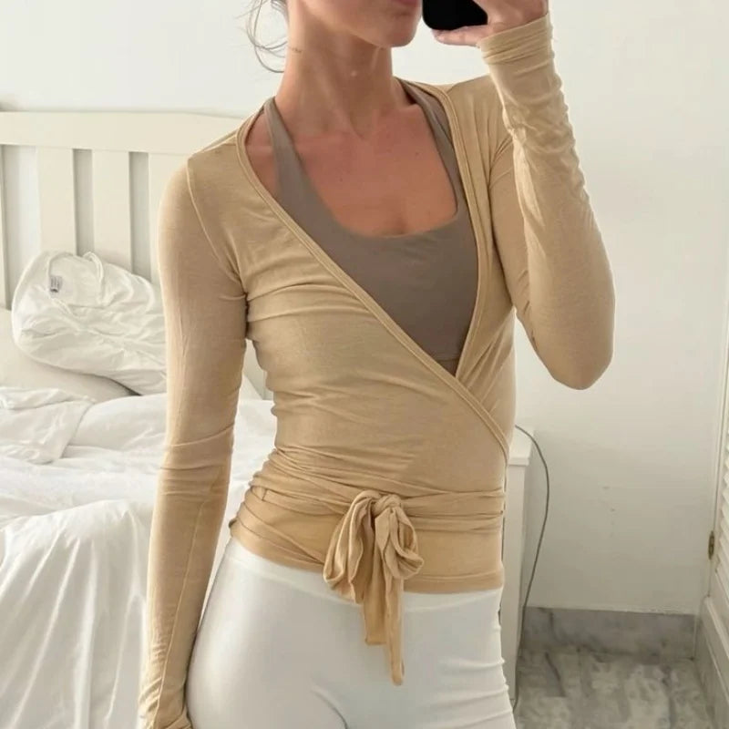 Yoga Shirts Wrap