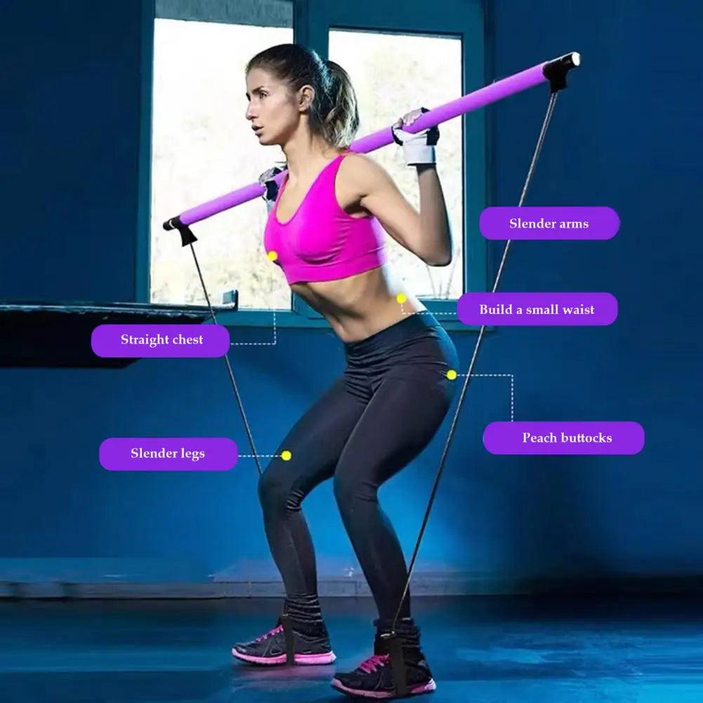 Pilates Bar with Resistance Band