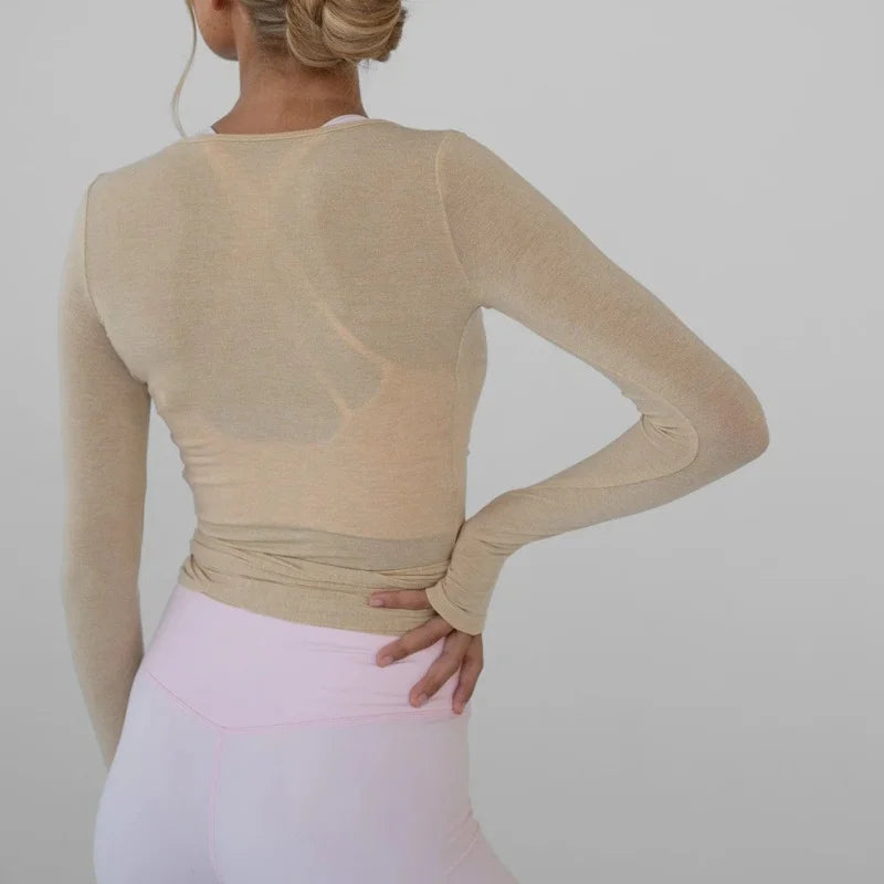 Yoga Shirts Wrap