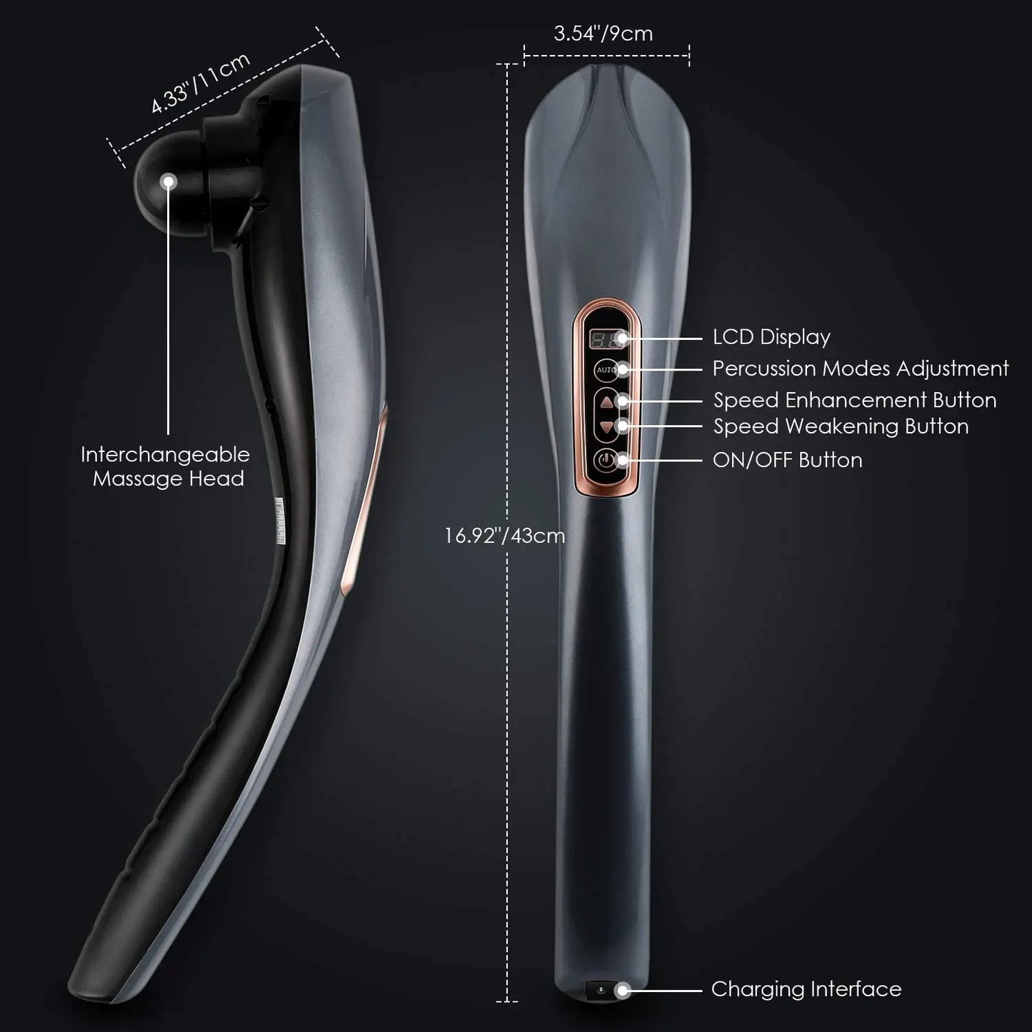 Back Massager - Cordless & Handheld