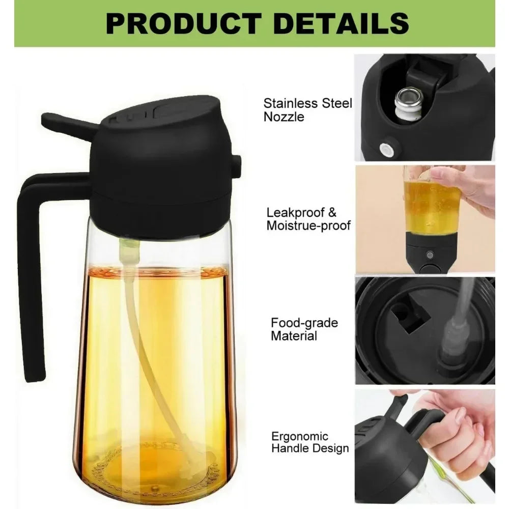 2 in 1 Olive Oil Dispenser Bottle