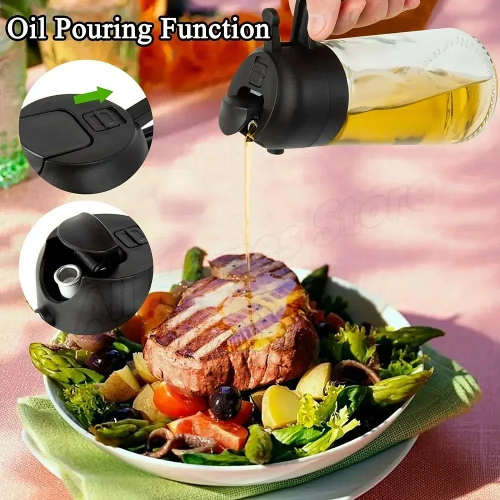 2 in 1 Olive Oil Dispenser Bottle