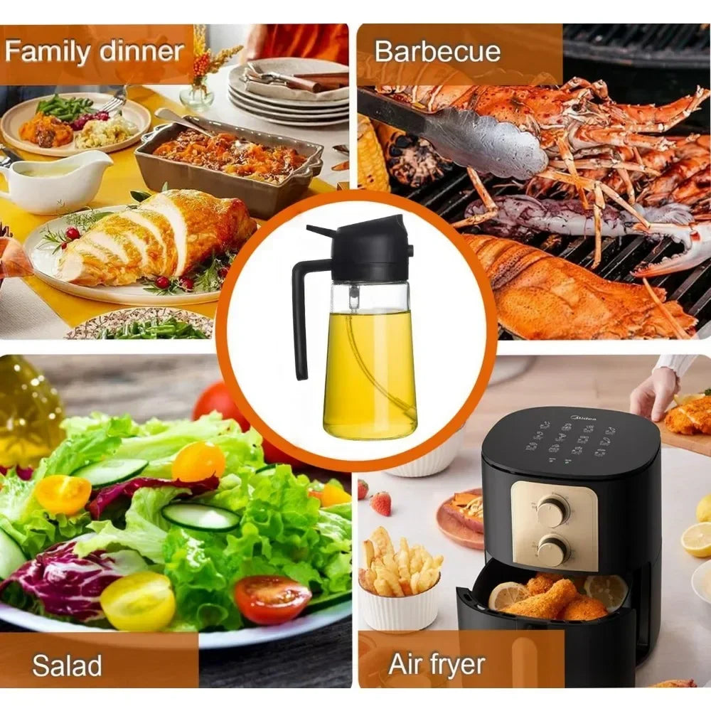 2 in 1 Olive Oil Dispenser Bottle