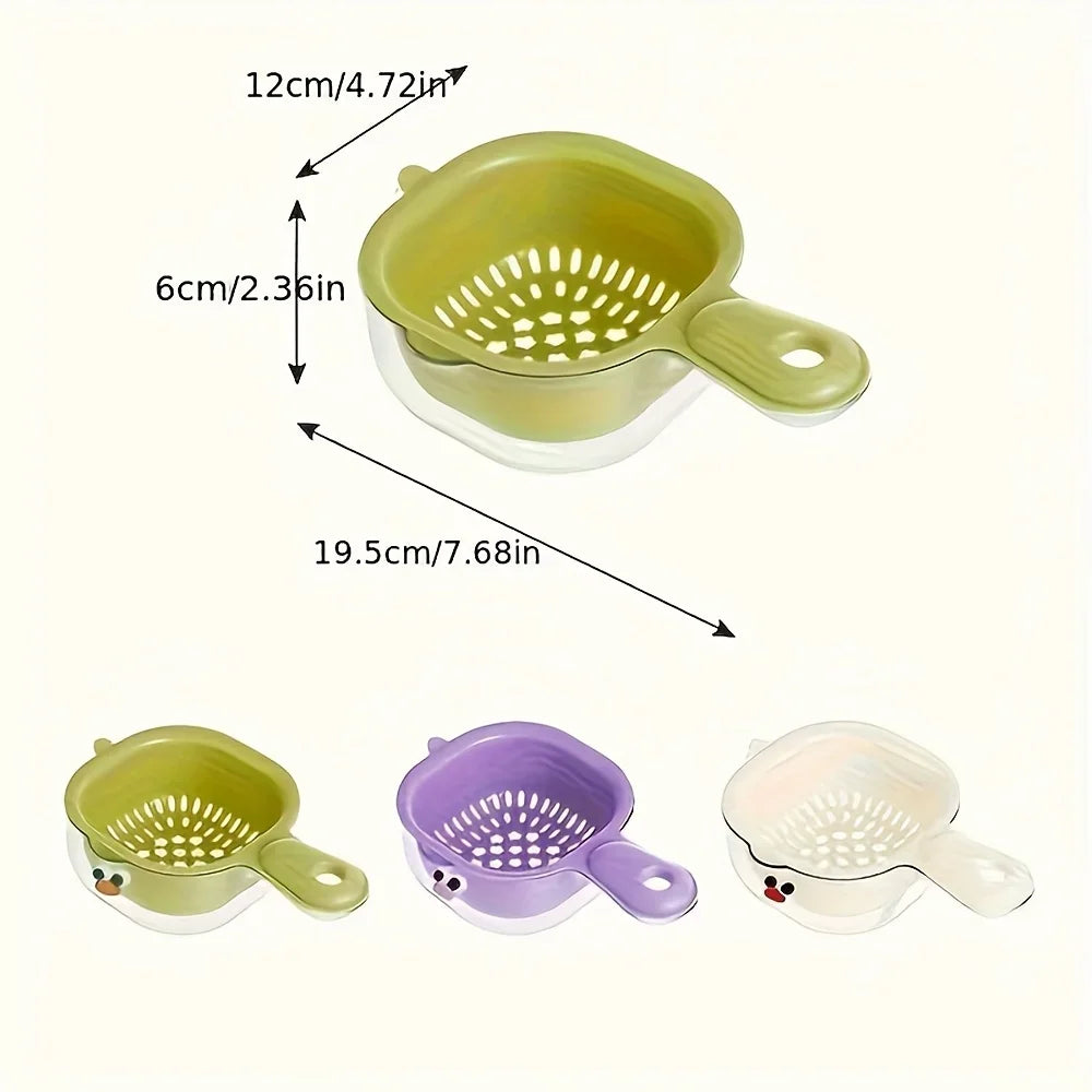 2 In 1 Basket Straining Fruit Basket
