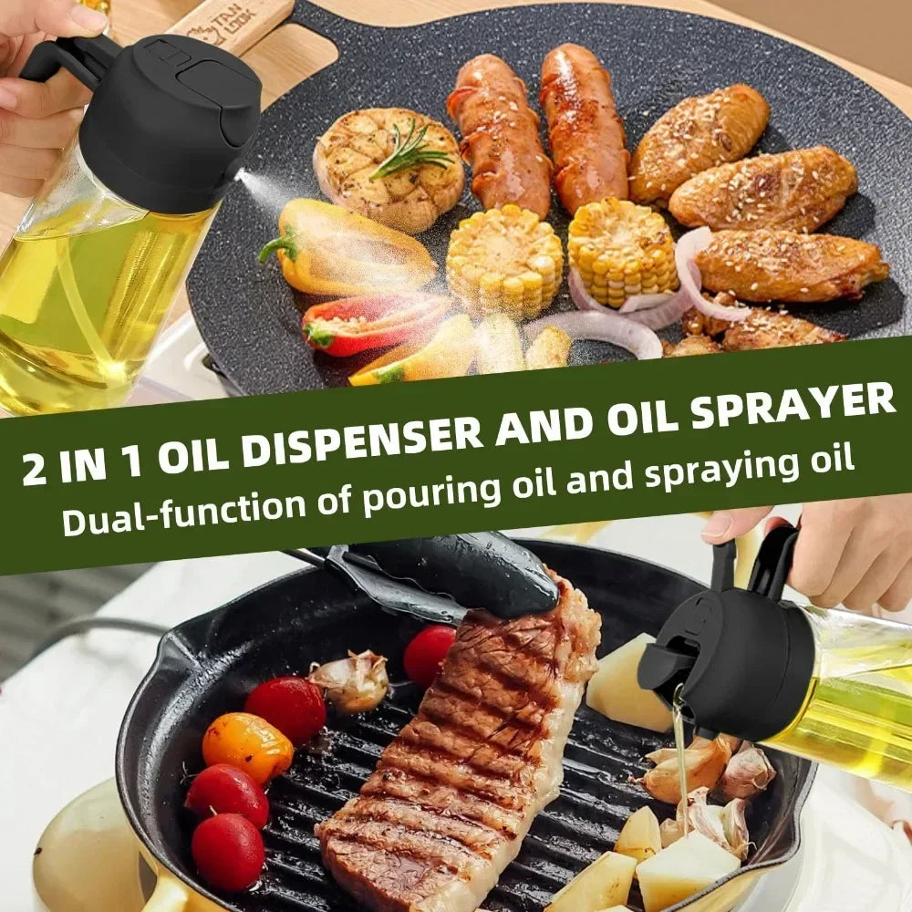 2 in 1 Olive Oil Dispenser Bottle