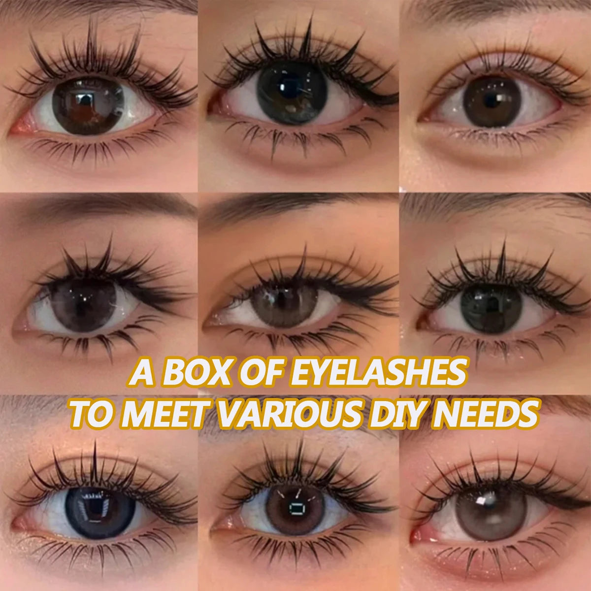 Individual Cluster Lash Extensions