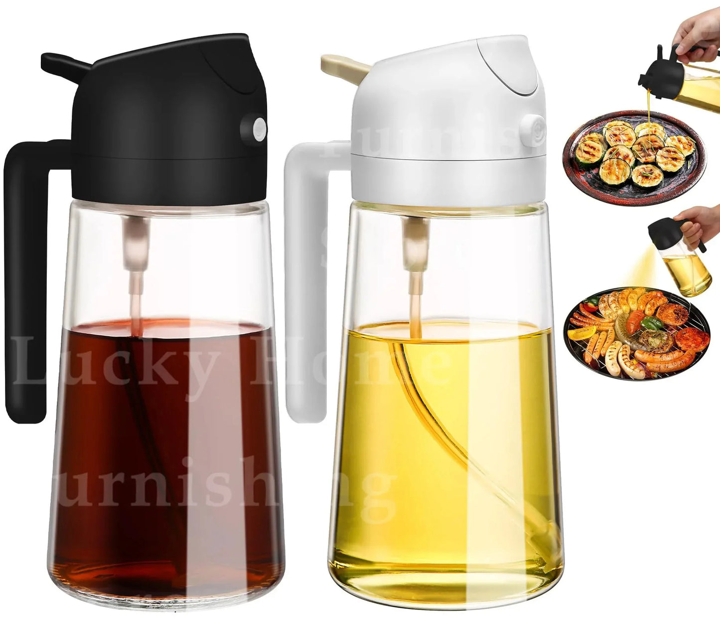2 in 1 Olive Oil Dispenser Bottle
