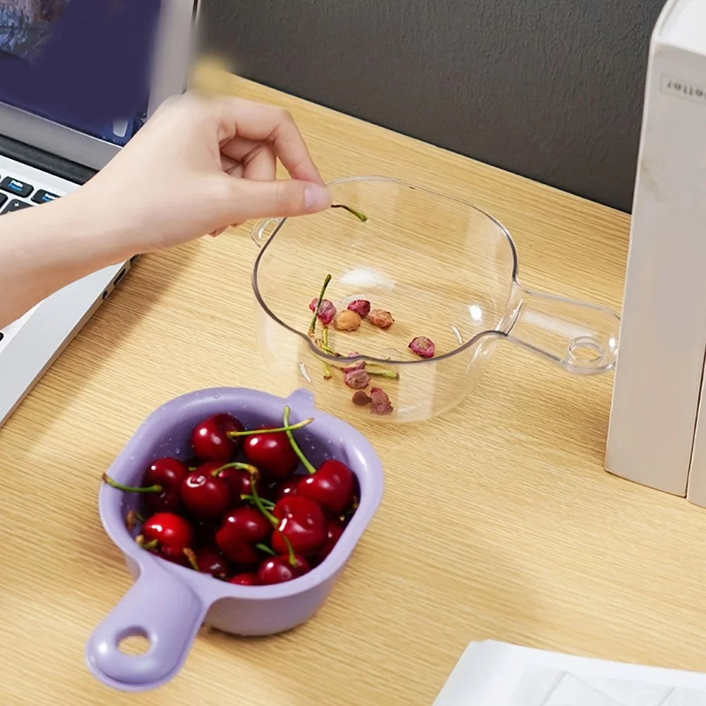 2 In 1 Basket Straining Fruit Basket