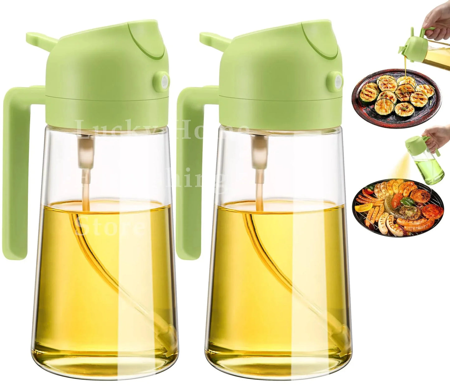 2 in 1 Olive Oil Dispenser Bottle