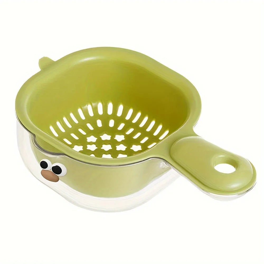 2 In 1 Basket Straining Fruit Basket